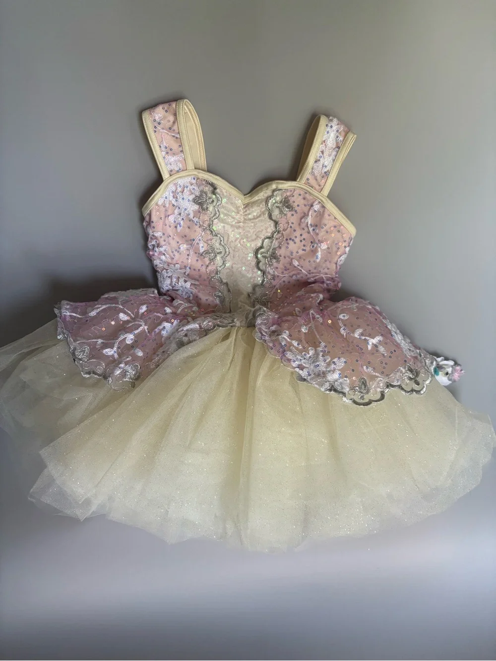 Weissman Pink and Cream Sequin Ballet Tutu